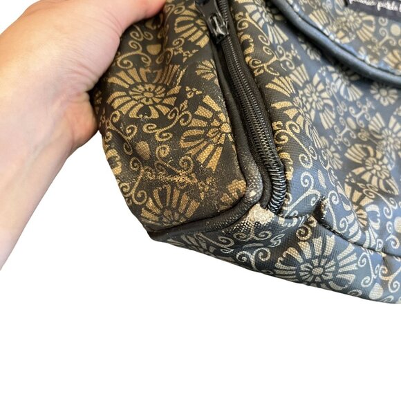 Petunia Pickle Bottom Brown Embroidered Backpack Crossbody Diaper Bag Baby - Picture 5 of 12